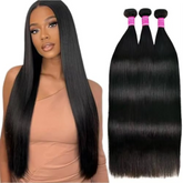 12A Brazilian Bone Straight Human Hair Bundles