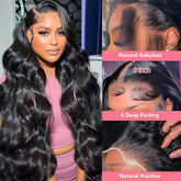 100% Human Hair Brazilian 30 42 Inch Body Wave