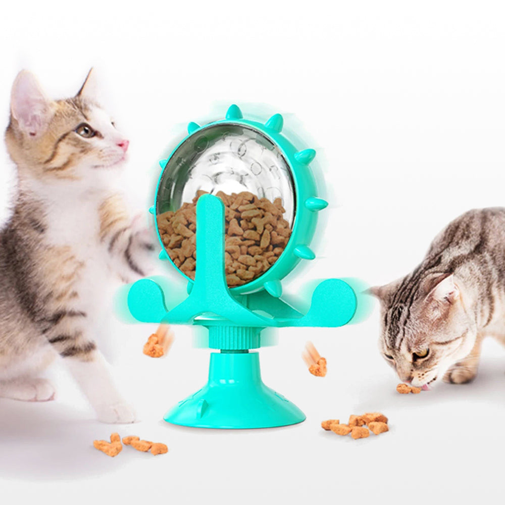 Interactive Treat Leaking Windmill Toy for Pets