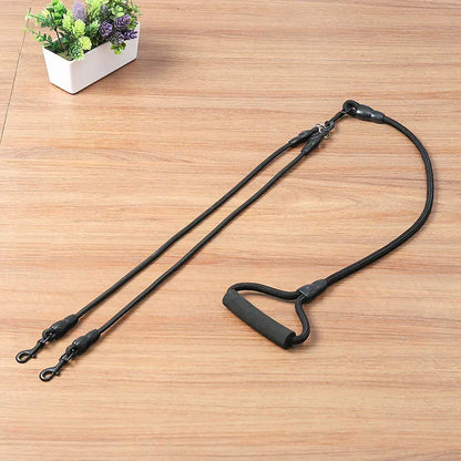 Nylon Dual Rope Pet Leash