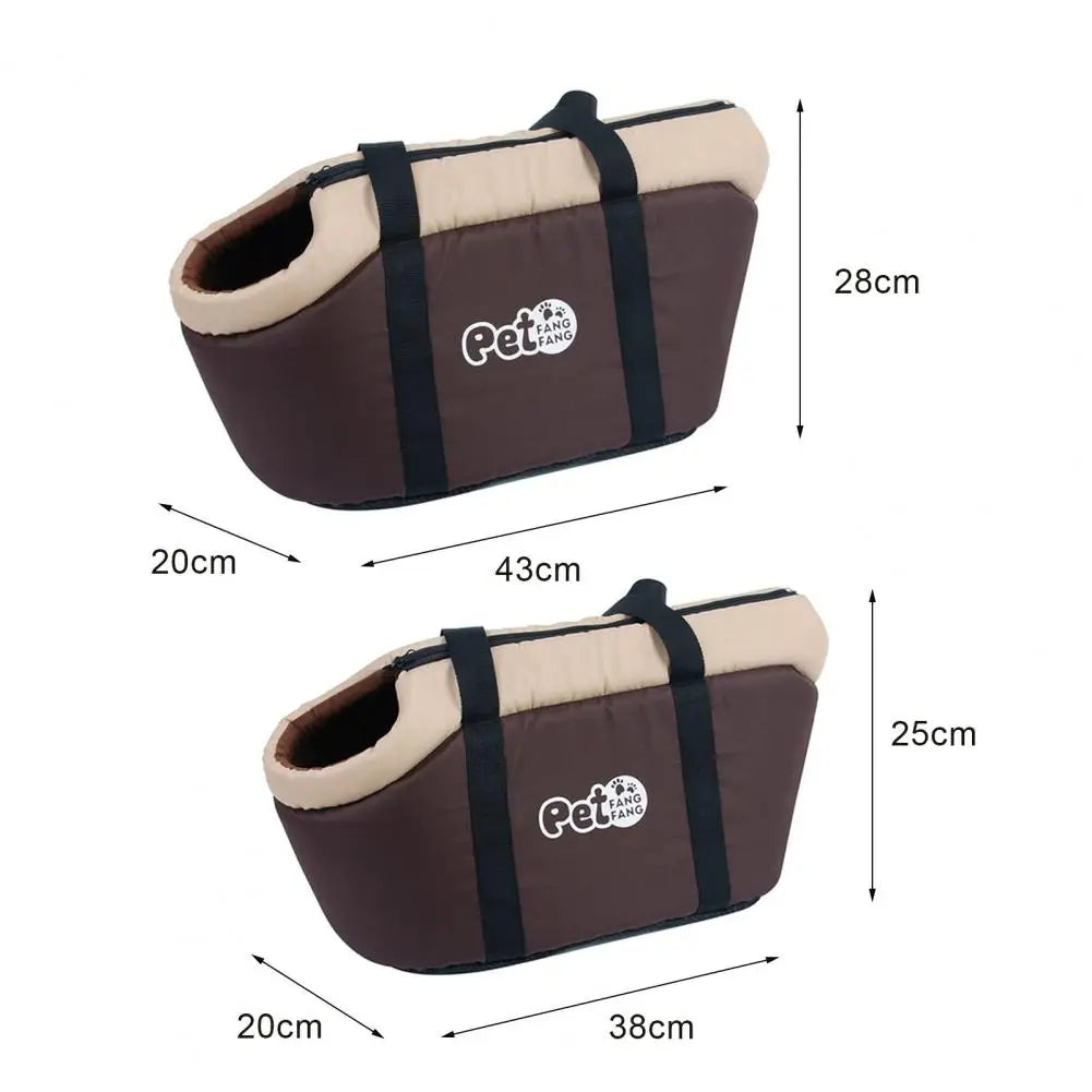 Adjustable Fabric Interior Pad Carrier Tote for Pet