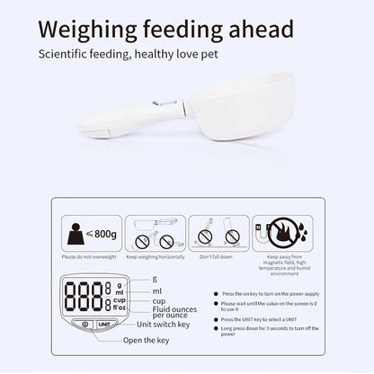 Pet Food Scale Electronic Measuring Tool