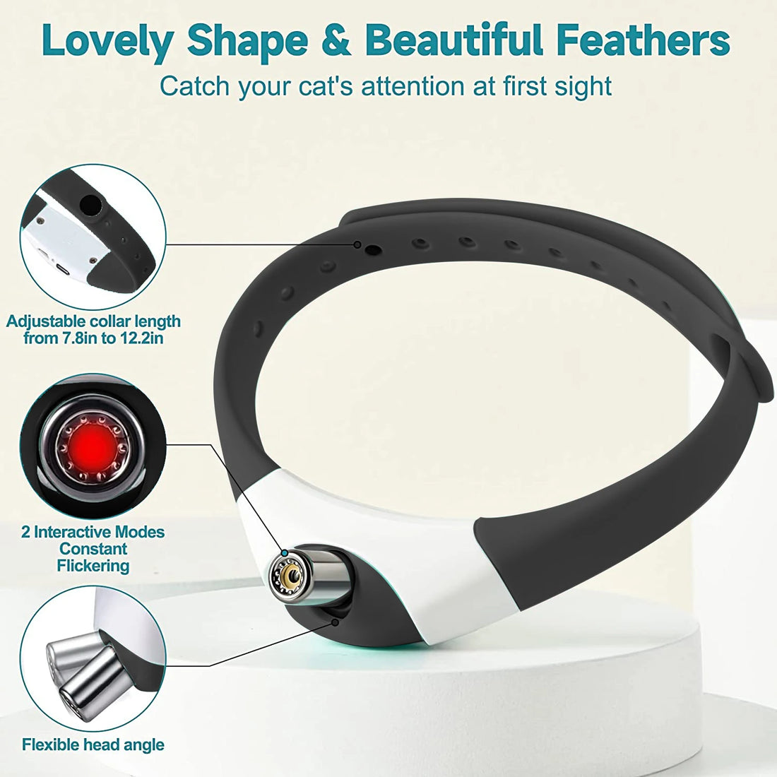 Cat Teaser Laser Collar