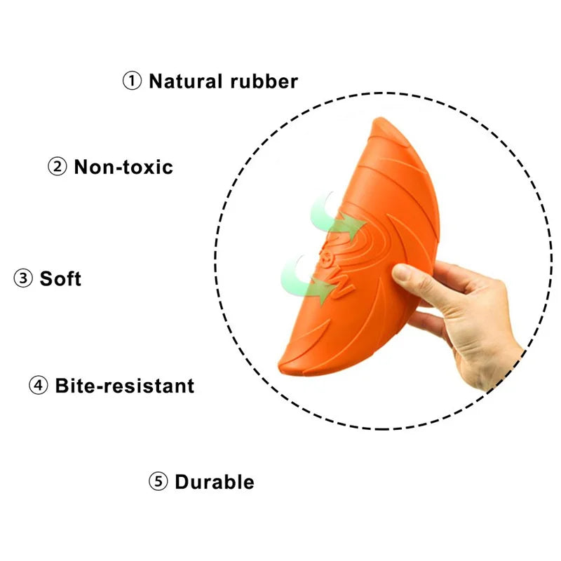 Bite Resistant Flying Disc Toys For Pets