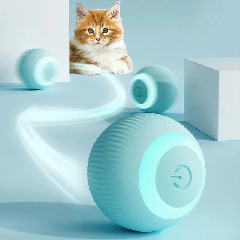 1PC Cat Interactive Ball Smart Cat Toys Indoor Automatic Rolling Magic Ball Electronic Interactive Cat Toy Pet Game Accessories
